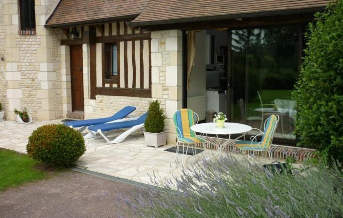 Les Hibiscus Villa Honfleur Dış mekan fotoğraf